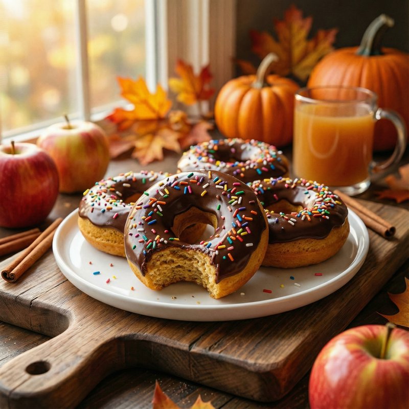 Chocolate Frosted Protein Donuts