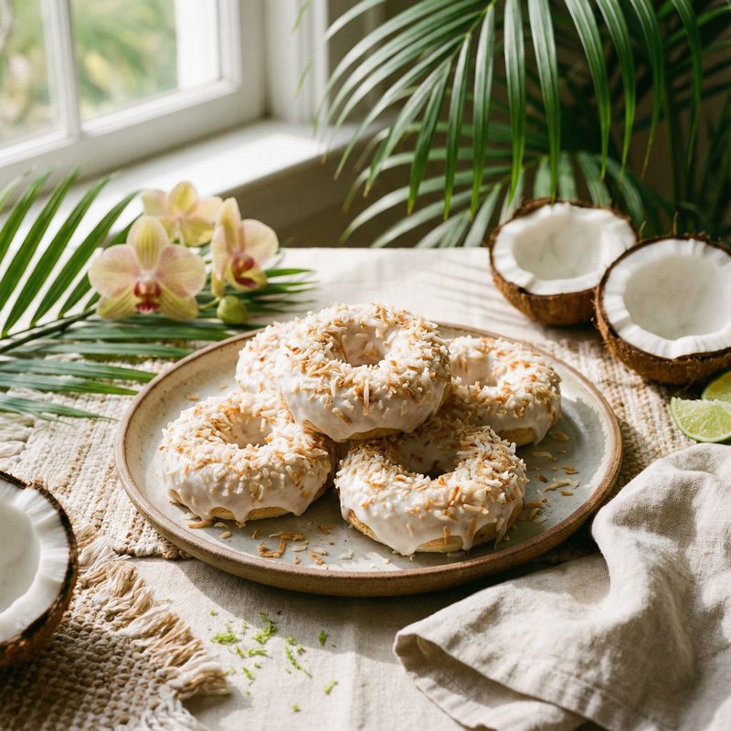 Coconut Protein Donuts